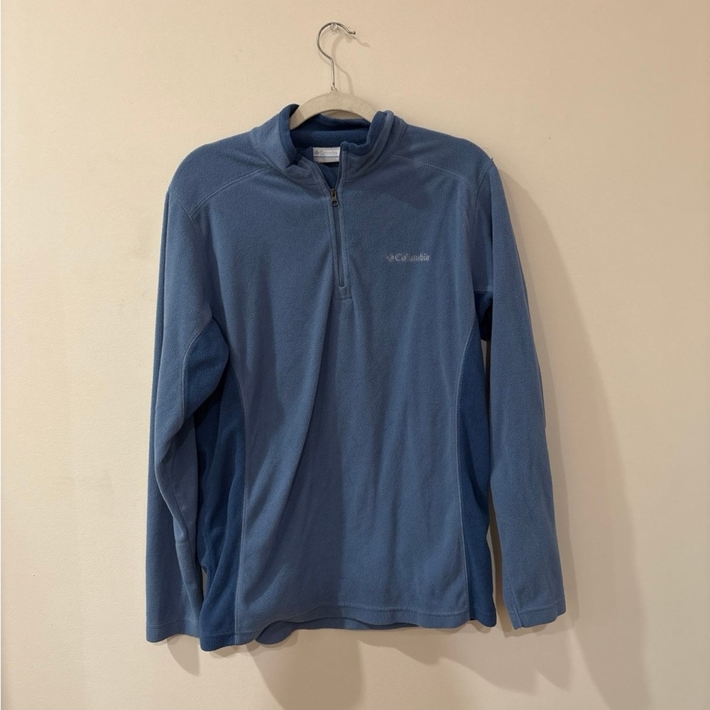 Columbia Blue and Beige Fleece Jacket